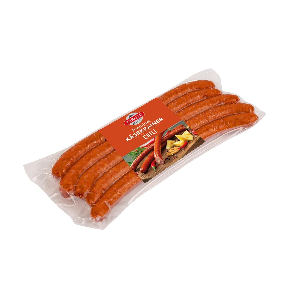 Berger Premium Käsekrainer Chili