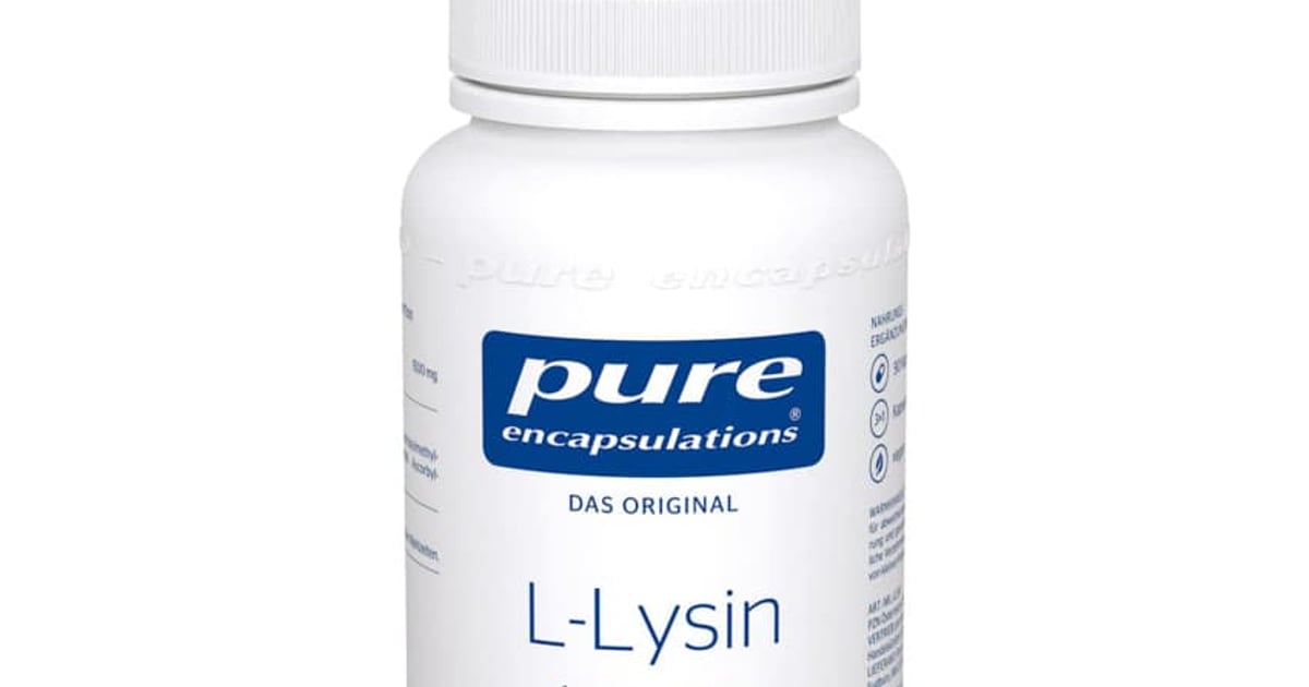 l carnitine and herpes Pure Encapsulations® L-Lysine