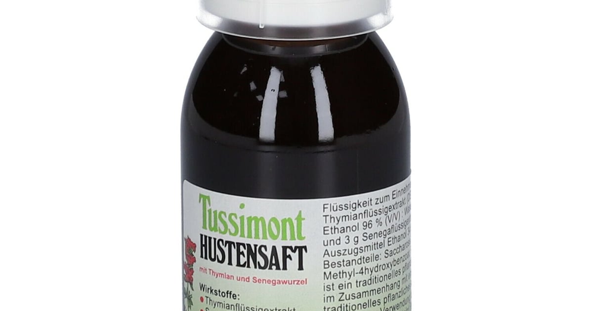TUSSIMONT HUSTENSAFT mit Thymian und Senegawurzel