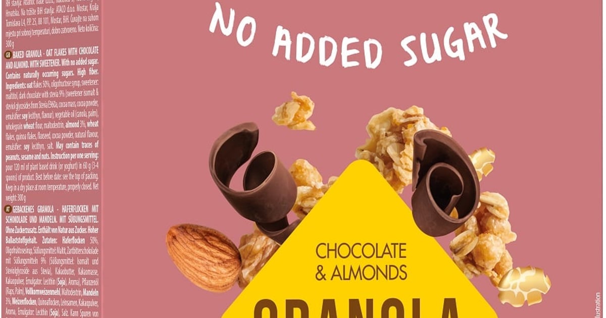 Boom Box Chocolate & Almonds Granola