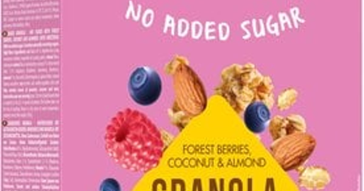 Boom Box Forest Berries, Coconut & Almond Granola