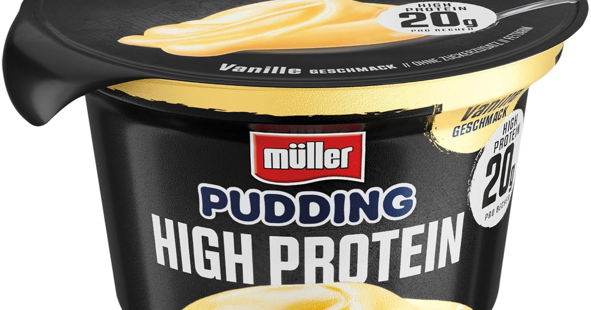 Müller High Protein Vanilla Pudding