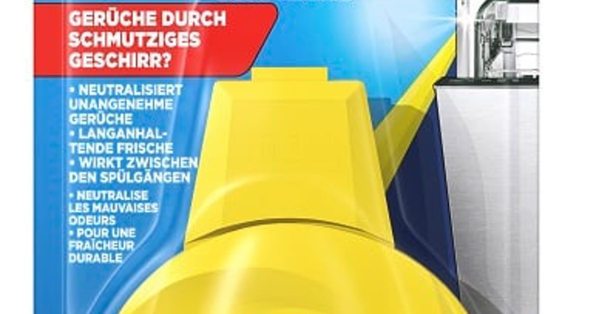 Produktbild von Finish Calgonit Spülmaschinen-Deo – Fresh + Citrus & Limette, Für Bis Zu 60 Spülgänge