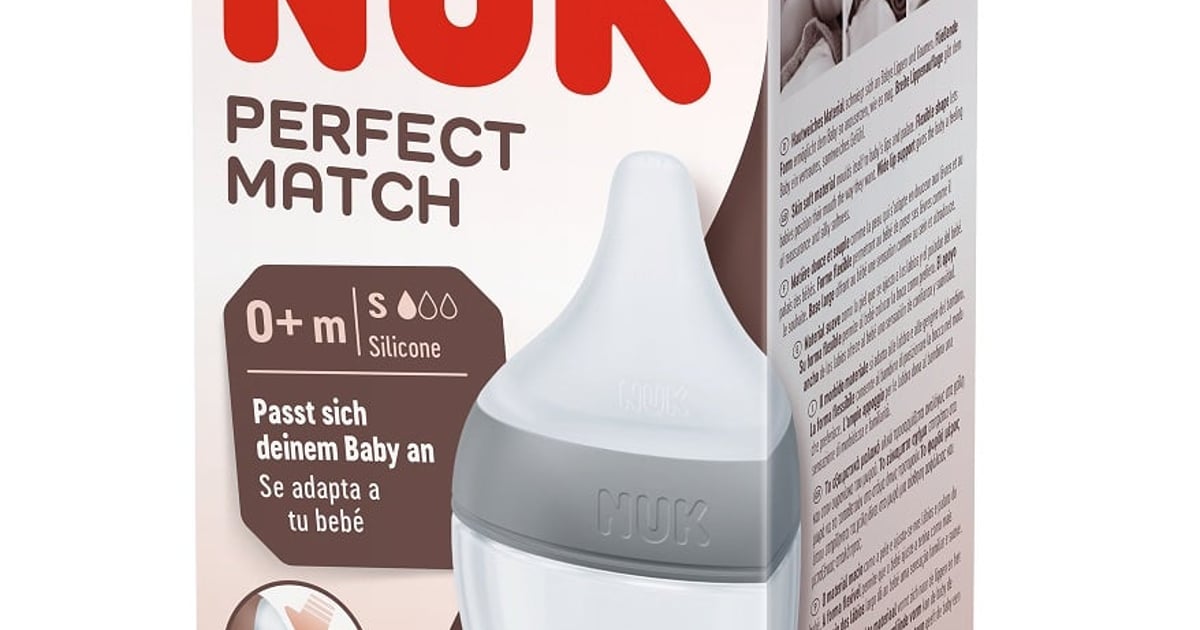 NUK Perfect Match Learner-fles | 6 Maanden | 150ml | Lekvrije