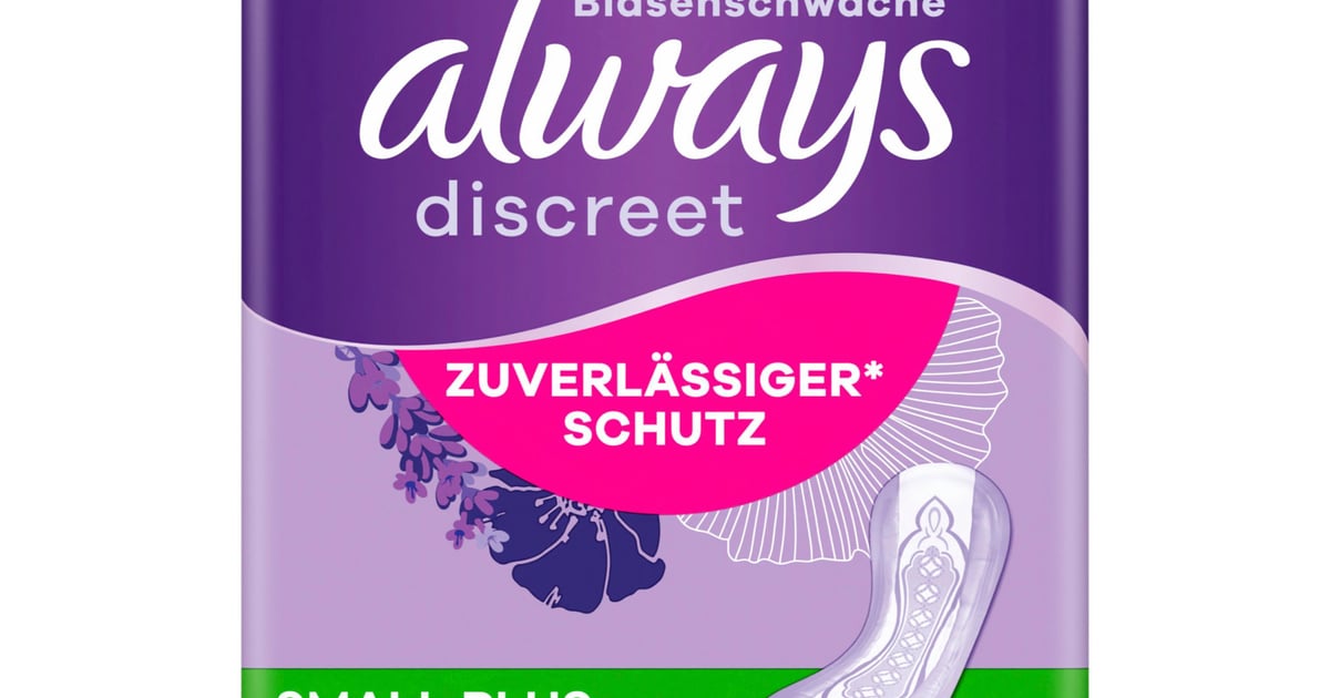 Always Discreet Inkontinenz Small Plus Big Pack 40 Stück
