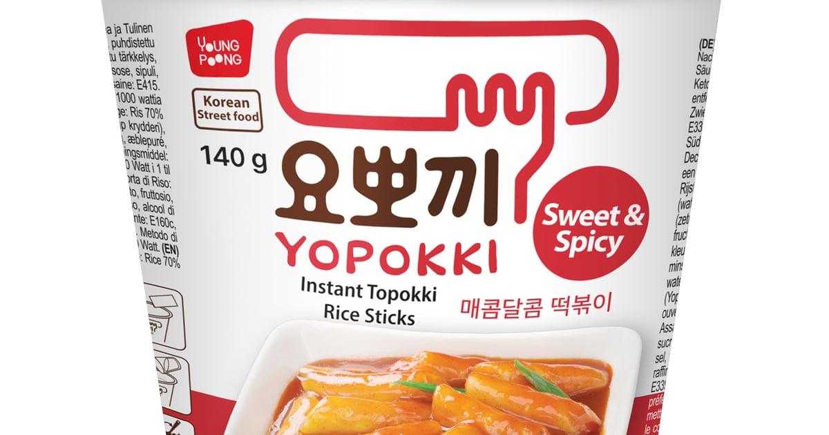 Instant Ropokki Yopokki Instant Topokki Sweet & Spicy