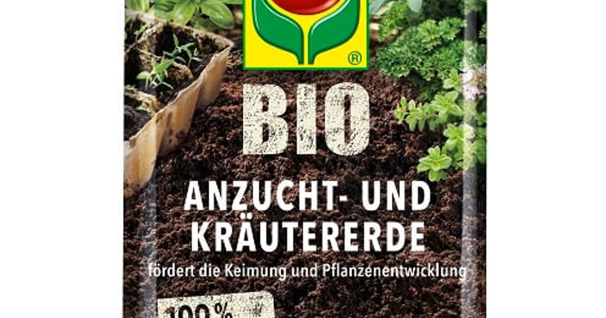COMPO Peat-free growing and herb soil 5 L BIO