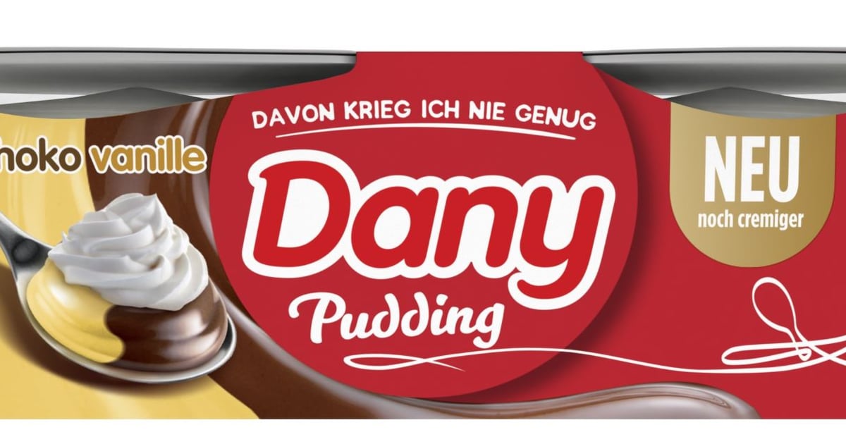 Danone Dany Schoko Vanille Pudding 2x115g