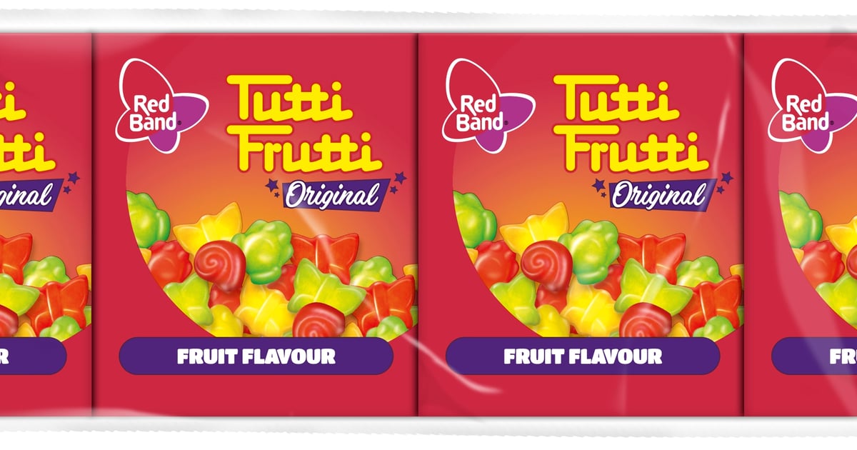 Red Band Tutti Frutti 12x15g | Gomme Frutta Assortite, Spedizione Inclusa!