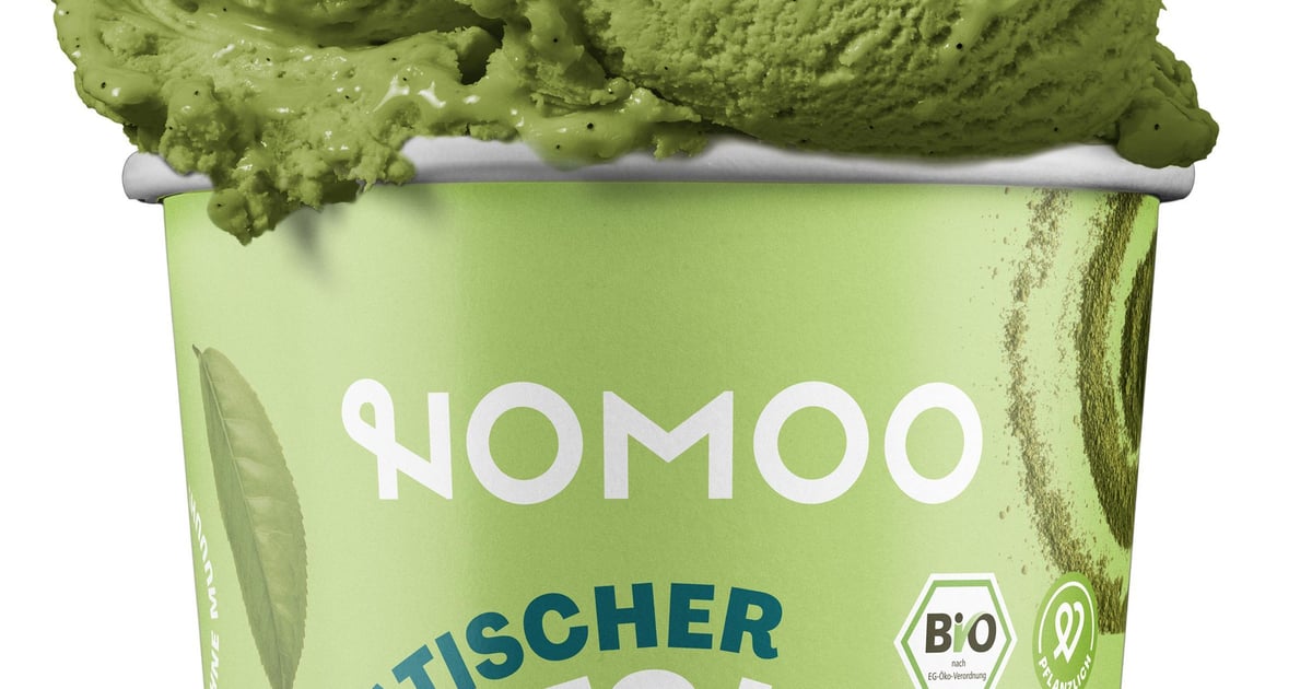 NOMOO BIO Matchaeis VEGAN (tiefgekühlt)
