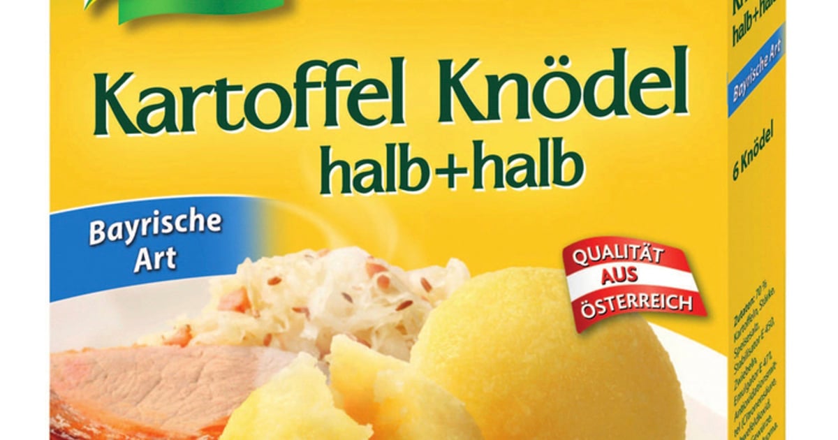 Knorr Kartoffel Knödel halb + halb