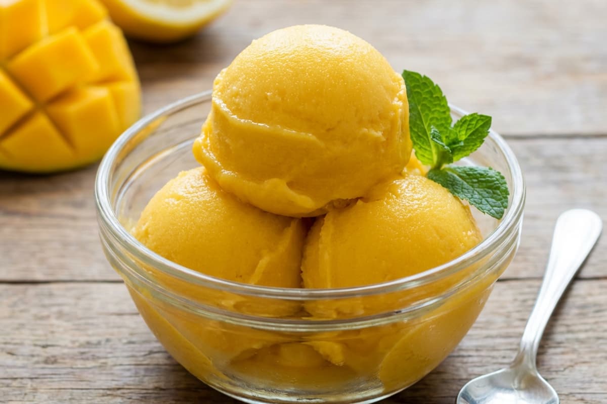 Mango-Sorbet
