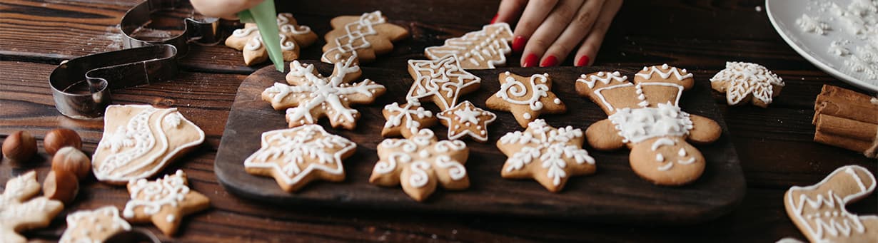 In der Weihnachtsbäckerei