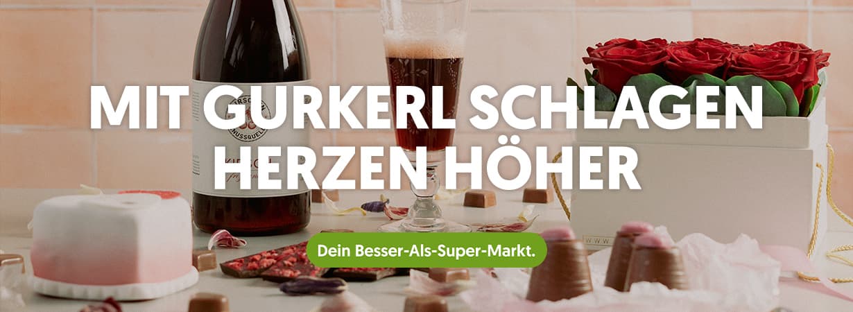 Mit Gurkerl schlagen Herzen höher