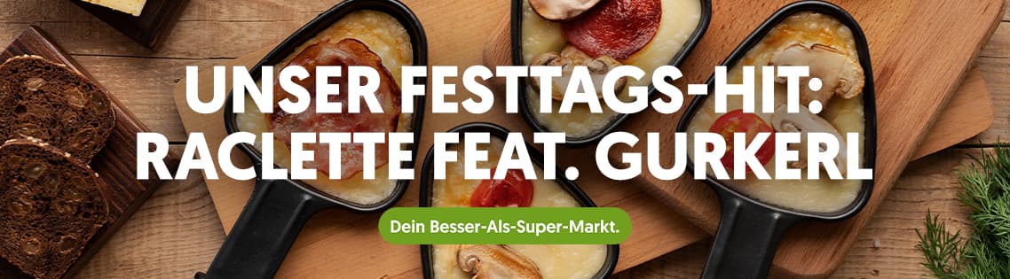 Unser Festtags-Hit: Raclette feat. Gurkerl