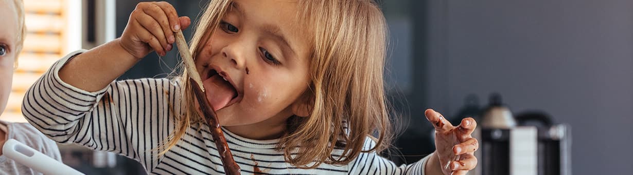 Cooking together with children