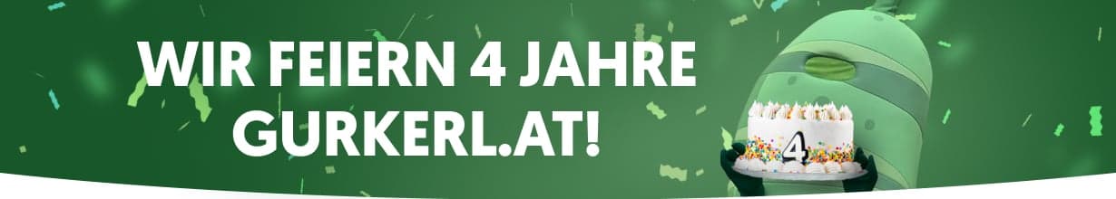 Gurkerl feiert 4. Geburtstag