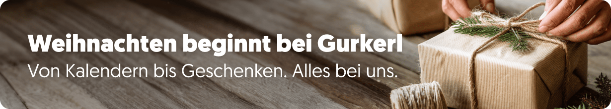 🎅 Weihnachten beginnt bei Gurkerl