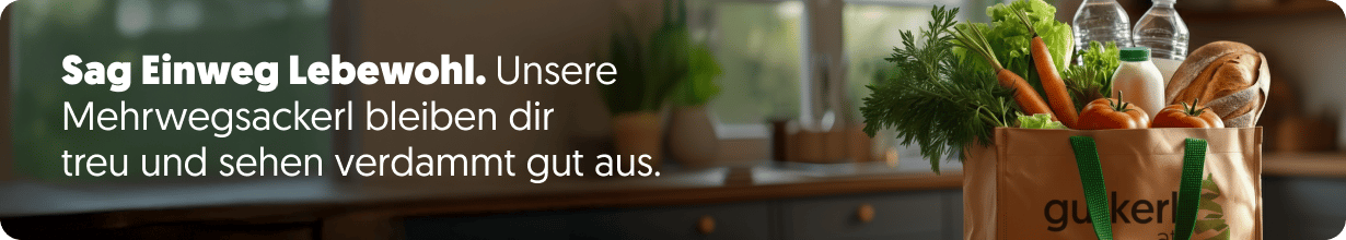 🛍️ Unsere wiederverwendbaren Einkaufssackerl