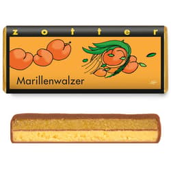 Zotter BIO Handgeschöpft Schokolade Marillenwalzer