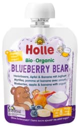 Holle BIO Blueberry Bear Apfel, Banane, Heidelbeere mit Joghurt
