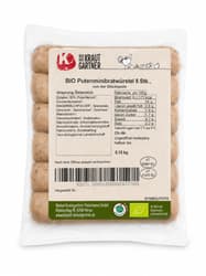 Krautgartner BIO turkey mini sausages 