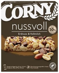 Corny Nussvoll Erdnuss & Vollmilch Müsliriegel