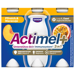Danone Actimel 3-in-1 Pfirsich & Maracuja 6x100g
