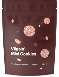 Vilgain BIO Mini Cookies Mandeln mit dunkler Schokolade