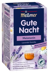 MEßMER Good Night Melatonin Lavender-Chamomile Tea Bags