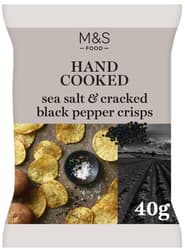 Marks & Spencer Sea Salt & Cracked Black Pepper Crisps