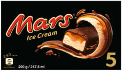 Mars Multipack Ice Cream Bars 5 x 45. 6 g