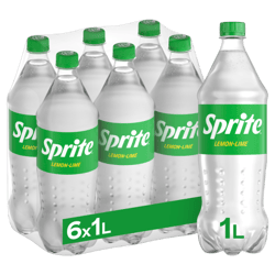 Sprite Lemon-Lime 6x1 L (single-use deposit)