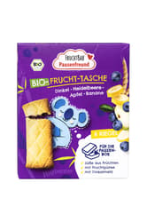 FruchtBar Pausenfreund BIO Frucht-Tasche Dinkel, Heidelbeere, Apfel, Banane
