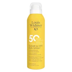 Louis Widmer suncare Clear & Dry Sun Spray 50 - Transparenter, leichter Ölspray - leicht parfümiert