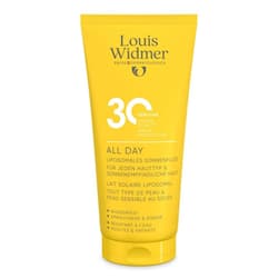 Louis Widmer suncare All Day 30 Liposomales Sonnenfluid - ohne Parfum 