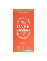 Marks & Spencer Dark chocolate for cooking