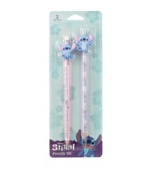 CoolPack pencil Disney Stitch Fashion with rubber pink/purple 2pcs