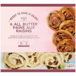 Marks & Spencer 6 Pains Aux Raisin
