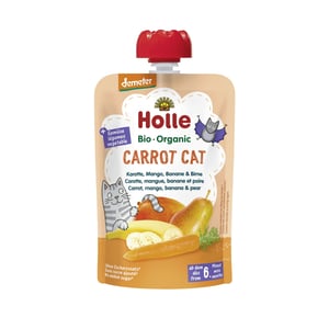 Holle BIO Carrot Cat - Pouchy Karotte, Mango, Banane & Birne