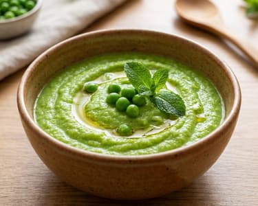 Creamy Pea Puree with Tahini