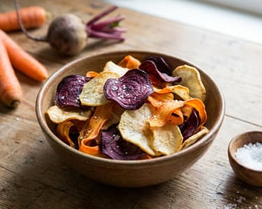 Crispy Colorful Vegetable Chips