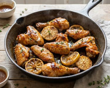 Honey Chicken with Garlic and Thyme