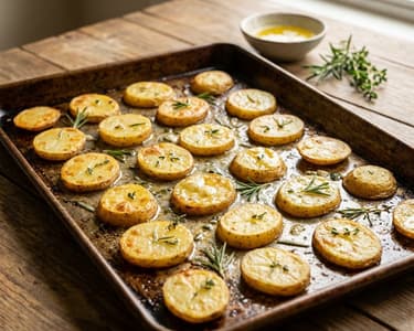 Oven Potatoes with Garlic Butter