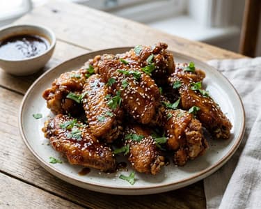 Baked Chicken Wings in Teriyaki Sauce