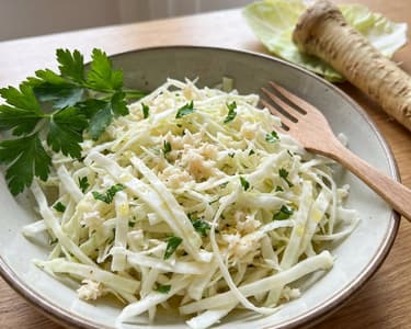 Coleslaw with Horseradish | Refreshing & Spicy