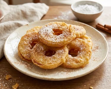 Baked Apple Slices with Cinnamon Sugar