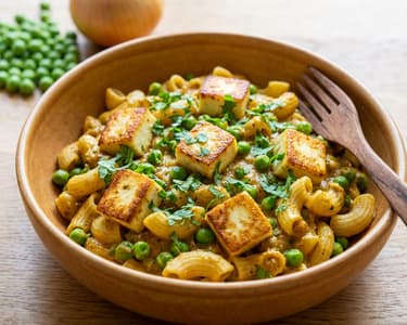 Matar Paneer Pasta