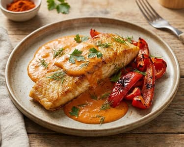 Carp with Cream Sauce and Paprika
