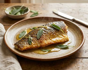 Pan-fried Carp in Sage Butter | Crispy & Fine